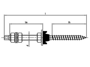 Art. 9082 A2 M 10X180 A/F 7 assembled