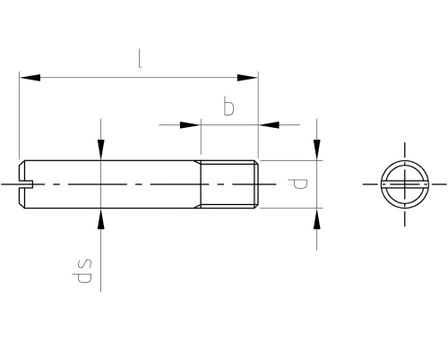 DIN 427 A4 M 4X10