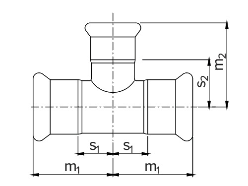 REDUCING TEE D-28/18/28 A316