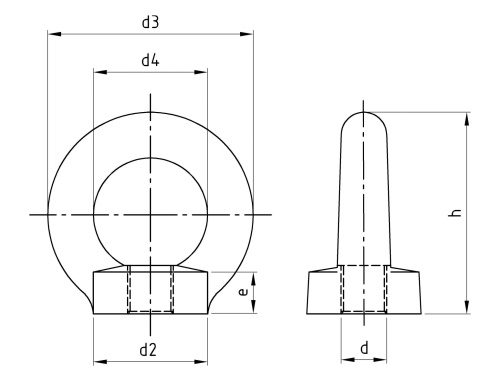 DIN 582 A4 M 8