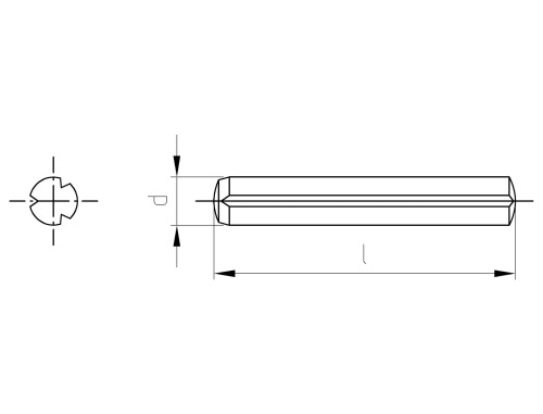 DIN 1473  AISI 303  2X5