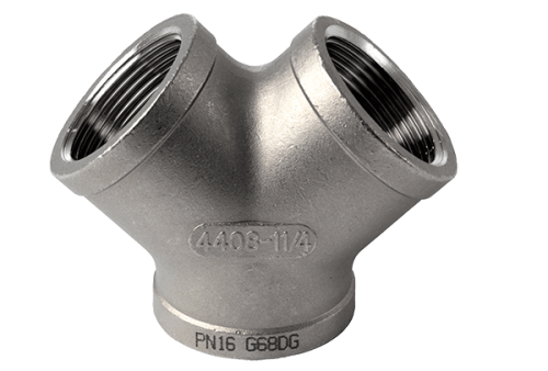 Y-kus, 1.4408, ISO 228-1G, BSP, 3/8"