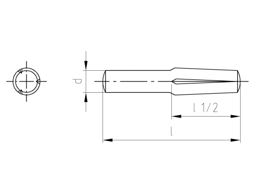 DIN 1474  AISI 303  2,5X12