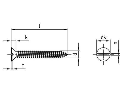 DIN 7972 A2 C 6,3X16