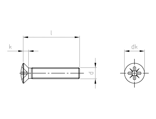 DIN 966 A4 M 2,5X8 Z