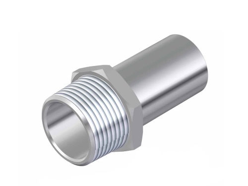 MALE CONNECTOR D-22-3/4" A316