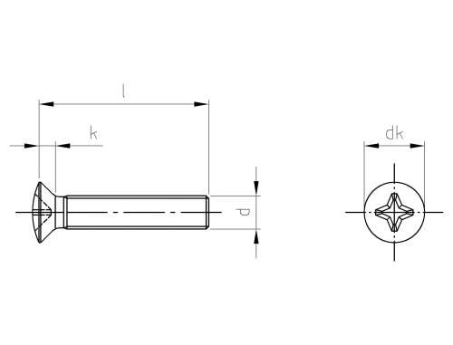 DIN 966 A2 M 4X16 H