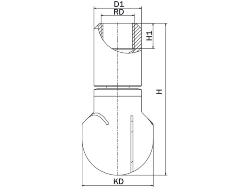 TANKO CR40, 360°, BSP G, PTFE: 1/2"