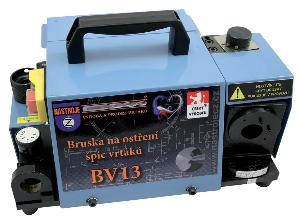 Bruska na vrtáky BV13 rozsah 2-13mm, 230V, 0,25A, 45W