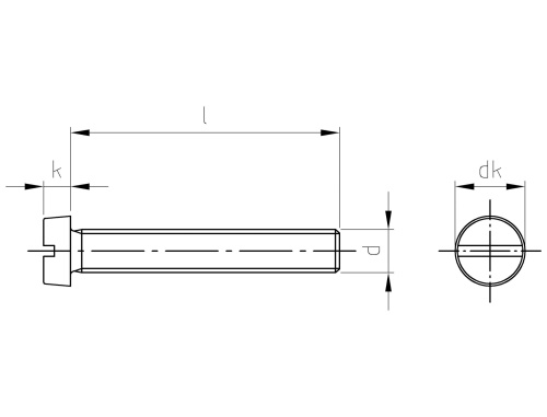 DIN 84 A4 M 8X70