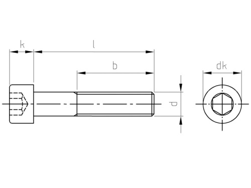 Nerezový šroub DIN 912 A4-80 M 24X120