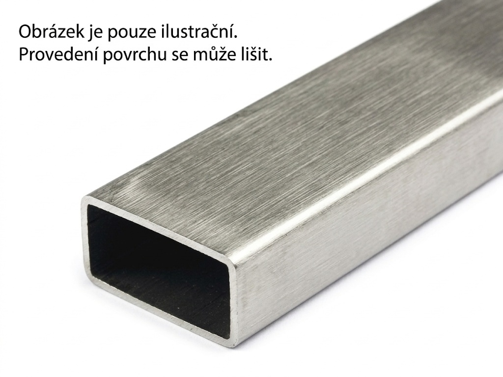 Jekl obdélníkový, broušený K240, 1.4404: 40x20x2