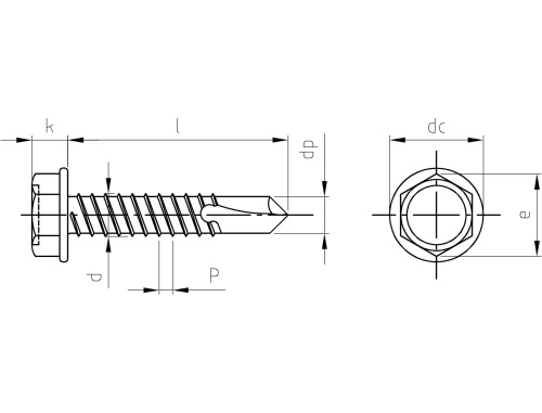 DIN 7504 A2 K 4,8X13