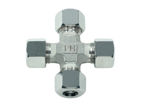 Šroubení křížové, zářezné spoje, řada S, PN630: 6mm