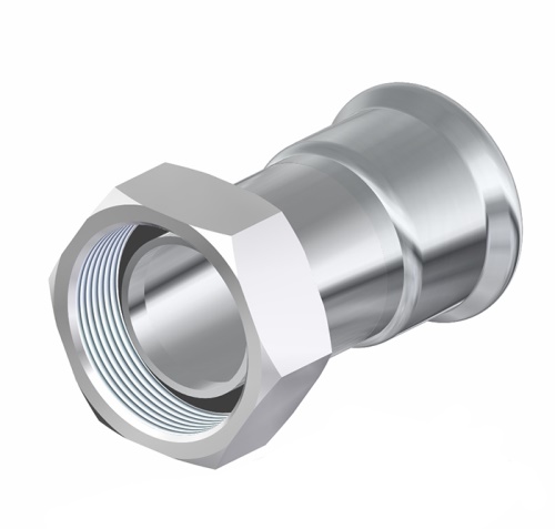 VALVE CONECT. WITH SWIVEL IN STAINLESS D-88,9 3" A316