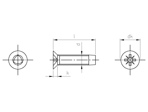 DIN 7500 A2 ME M 2,5X8 Z