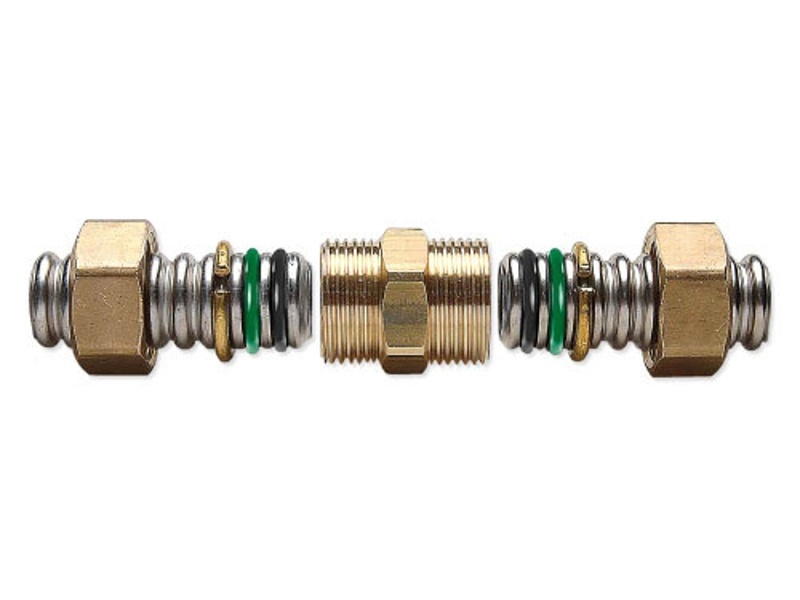 Spojovací vsuvka mosazná TFA s O kroužky: 5/4"