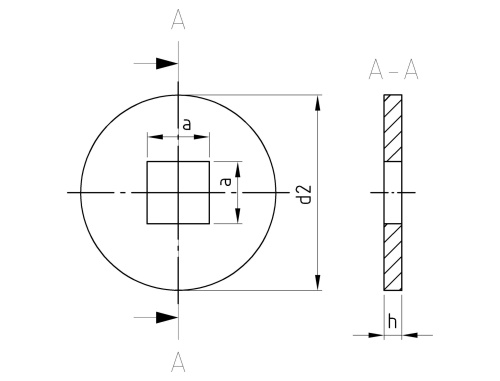 Nerezová podložka DIN 440 A4 V 6,6