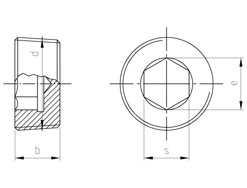 Nerezový šroub DIN 906 A4 R 1 1/4" podle DIN 3858