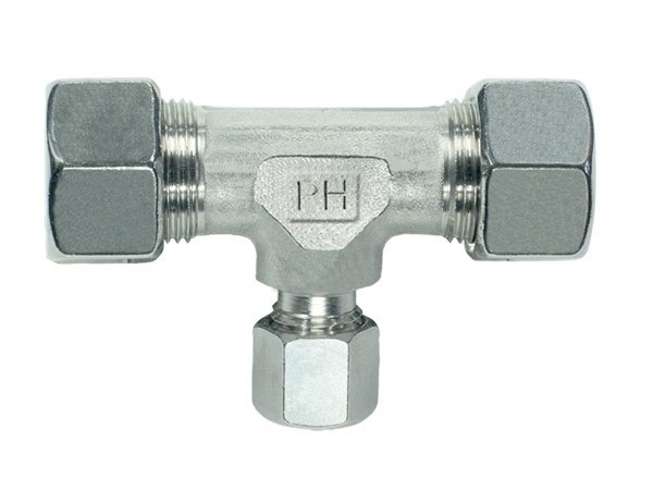 T-spojka redukovaná, zářezná, PN250: 42 x 35