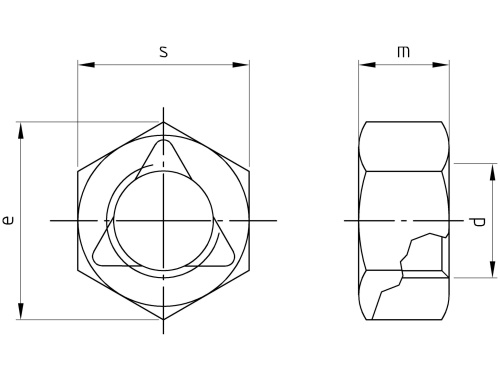 Nerezová matice Art. 980 A2 VM 24 Gleitmo