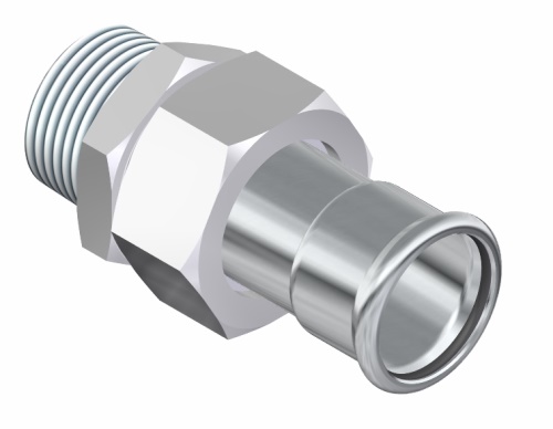 MALE UNION CONNECTOR GAS D-54-2" A316