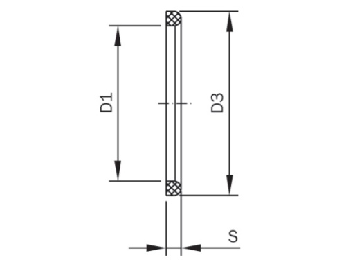 Těsnění DIN-EPDM: DN 10
