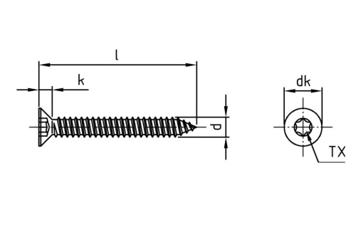 ISO 14586 A2 C 2,2X22 TX6