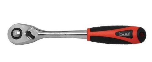 1/2" Ráčna oválná s přepínací páčkou 257 mm, 60 zubů