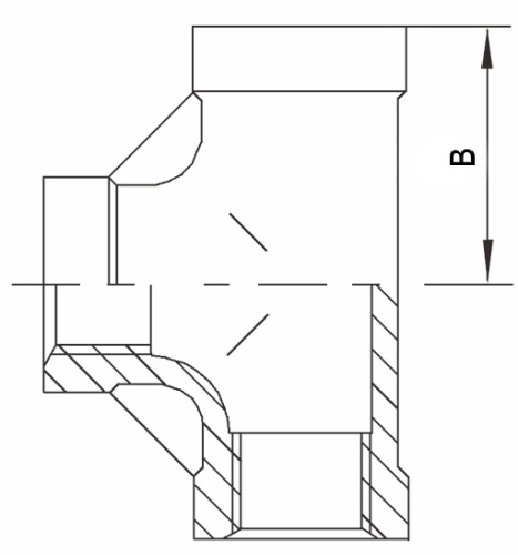 T-kus - typ 307 - 1.4401: 1" 