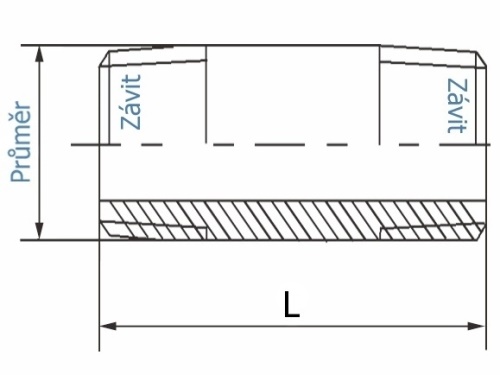 Dvojnipl - typ 310 - 1.4401: 6/4" 