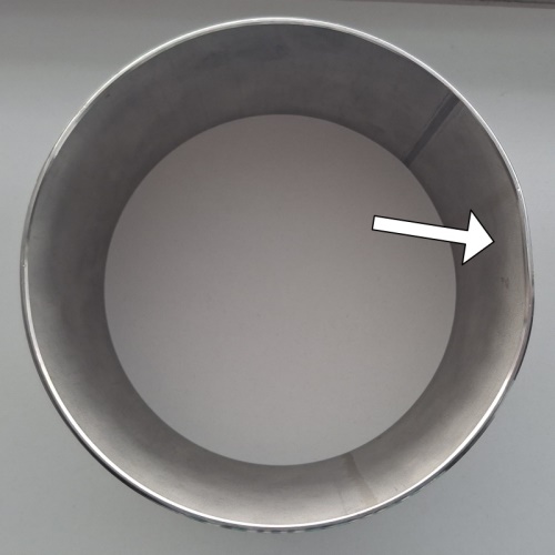 Nipl - typ 308 - 1.4401: 6" (poškozeno)