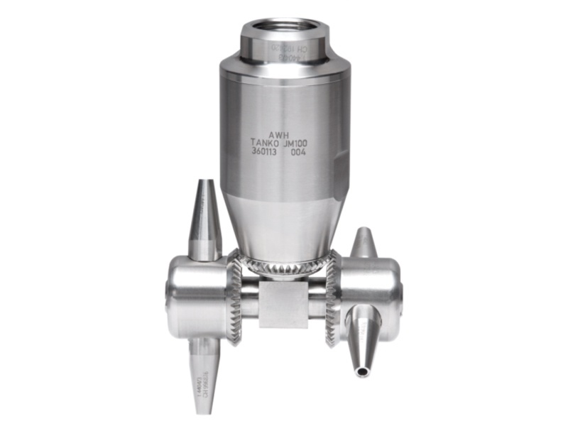 TANKO JM100 G22, 360° orbital, tryska 4x ø4,3mm, 1.4404: 3/4" BSP