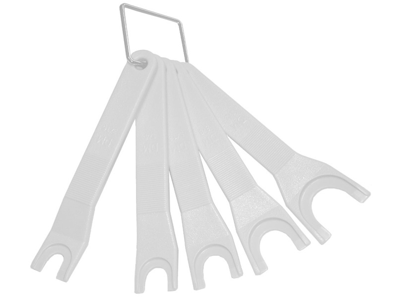 Set klíčů pro rozpojování pneu fitinek: 4-12mm