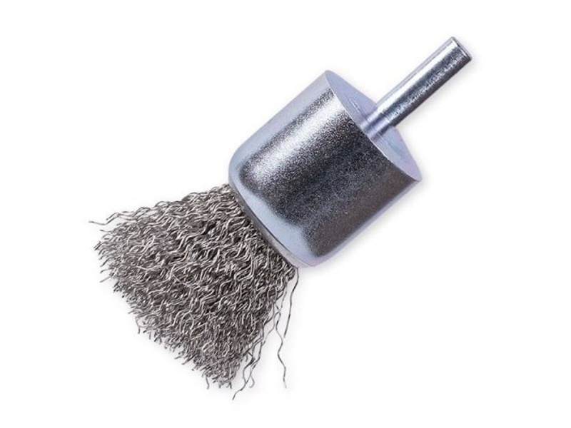 Kartáč koncový pr. 28 mm, drát 0,3mm - nerez