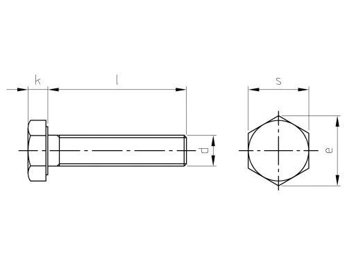 DIN 961 A2 M 10X1,25X40