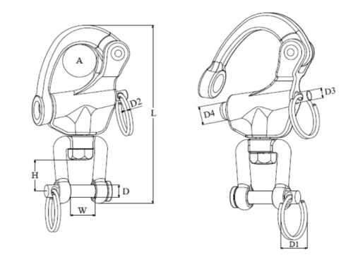 Snap šekl - AN 8262/A4: 92                                                      