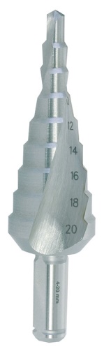 Vrták stupňovitý CO - 4-20mm/9 stupňů