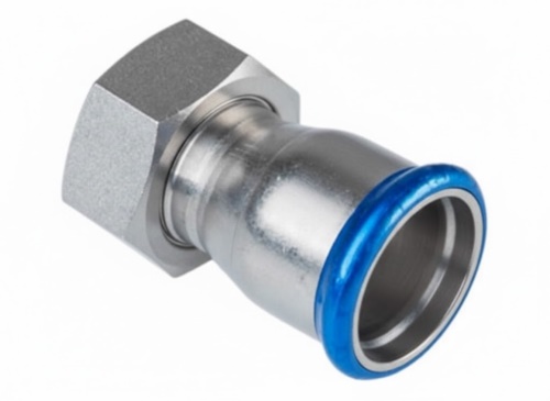 Nerezový adaptér PREX lisovací s převlečnou maticí 35xG1 1/2 316L