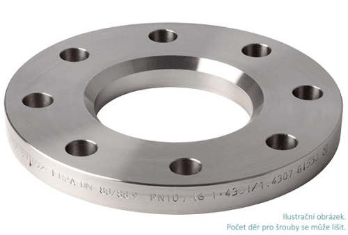 Točivá příruba, 1.4404, EN-1092 02 A, PN10/16/25/40, DN 50/60,3 (4 díry)