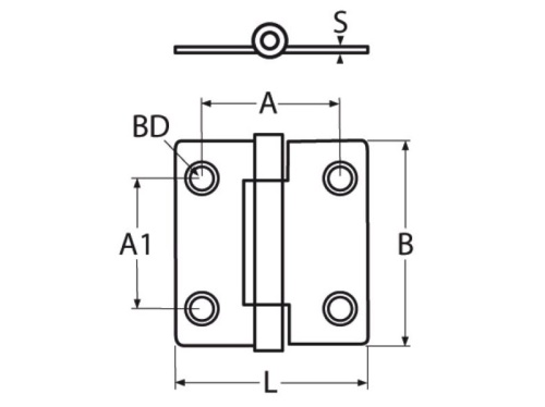 Pant nerezový, leštěný, Art. 814163 A4 75