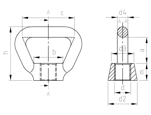 DIN 80704 A4 M 8