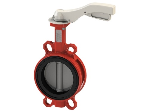 Klapka motýlková, tělo GGG-40, disk CF8M, sedlo NBR, PN10/16, DN 125