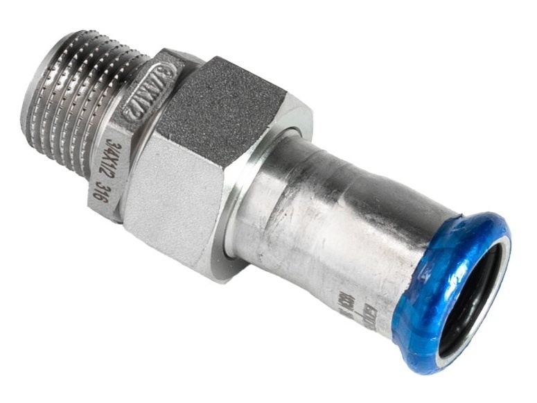 Nerezové šroubení PREX s vnějším závitem 28xR1 316L