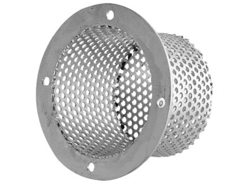 Sací koš, typ 376, AISI 304, PN10/16, 6mm mesh, DN100                        