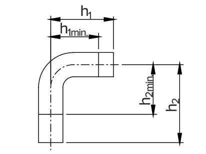 90° ELBOW WITH PLANE ENDS D-35 A316