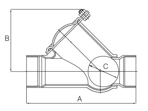 GLOVALVE CHECK VALVE 2" 316 FPM