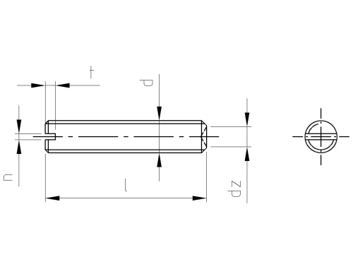 DIN 438  AISI 303  M 2,5X16