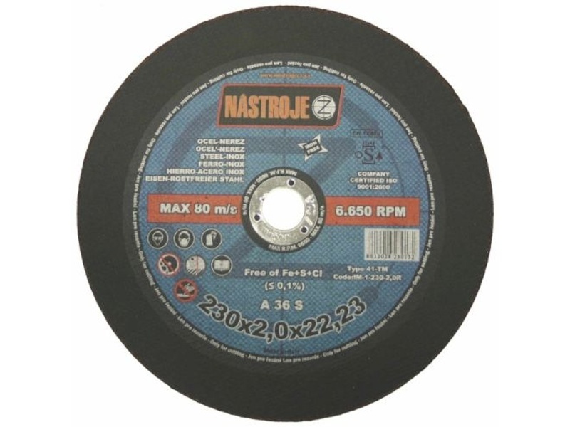 Kotouč řezný - pr. 230: 2,0                                                     