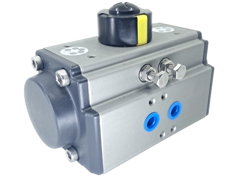 Jednočinný pneu pohon RT160SR K10, hliníkové tělo, stavěcí dorazy